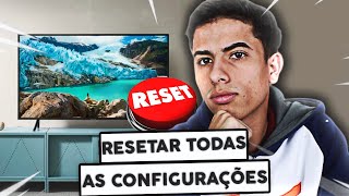 Como RESETAR AS CONFIGURAÇÕES da sua TV para o padrão de fábrica [upl. by Airam]