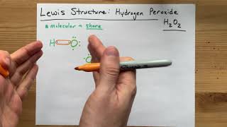 Lewis Structure of H2O2 Hydrogen Peroxide [upl. by Atinas]