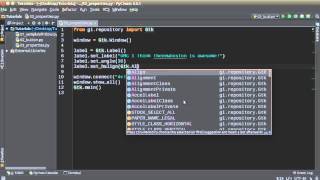 Python GUI Development with GTK 3  Tutorial 3  Properties [upl. by Konikow]