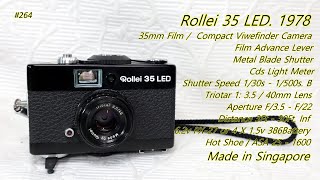 Rollei 35 LED 1978 [upl. by Ennovyhc]