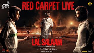 LAL SALAAM Audio Launch  Red Carpet Live  Rajinikanth  Aishwarya  AR Rahman  Subaskaran  Lyca [upl. by Lianna]