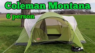 Coleman Montana 6person tent review [upl. by Acinonrev]