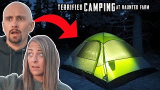 PART 1 CAMPING INSIDE THE USAS MOST HAUNTED FARM [upl. by Hanaj]