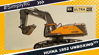 Unboxing HuiNa 1592 Professional RC Excavator 2023 MODEL in 4K  Huina Construction simplyrc [upl. by Olathe754]