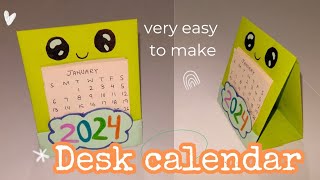 DIY Paper Desk Calendar  Easy Handmade Calendar Tutorial for 2025 [upl. by El207]