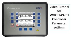 Woodward Controller Video Tutorial for Critical Parameter Settings for DG Set [upl. by Lingwood419]