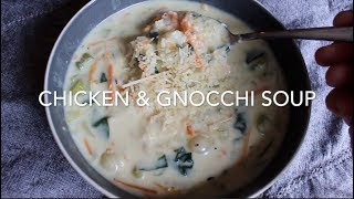 Chicken Gnocchi Soup  Olive Garden Copycat Recipe [upl. by Naletak]