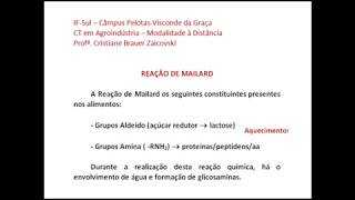 Reação de Maillard [upl. by Haslam]