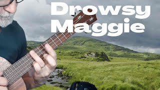 How to Play Drowsy Maggie  Irish Ukulele Campanella Tutorial [upl. by Erelia]