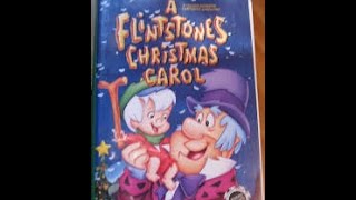 Opening to A Flintstones Christmas Carol 1995 VHS [upl. by Feer540]