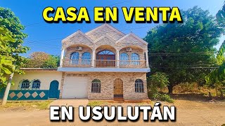 SE VENDE CASA DE 5 HABITACIONES y 2 NIVELES en USULUTAN El Salvador [upl. by Cia416]