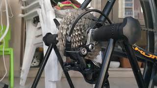 Shimano RDR7000 11 Speed with Tiagra 4700 10 Speed Groupset [upl. by Todd]