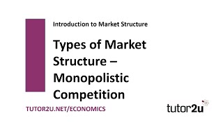 Introduction to Market Structures  Monopolistic Competition  Economics Revision [upl. by Ydissac824]