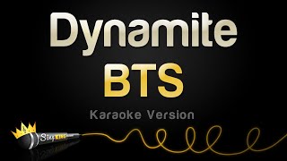 BTS  Dynamite Karaoke Version [upl. by Yrannav]