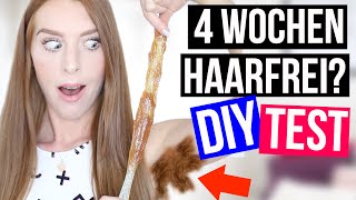 4 WOCHEN HAARFREI  DIY SUGARING DER LIVE TEST  LaurenCocoXO [upl. by Suivart959]