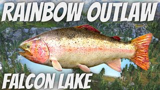 How To Catch Rainbow Outlaw MONSTER  Fishing Planet Falcon Lake Monster Fish [upl. by Bowrah]