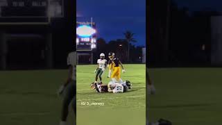 Huge High School Football Hits 🏈 highschoolfootball football hardhittingfootball [upl. by Anon267]