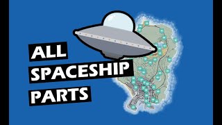 All 50 Spaceship Part Locations  GTA V Short Guide [upl. by Schell]