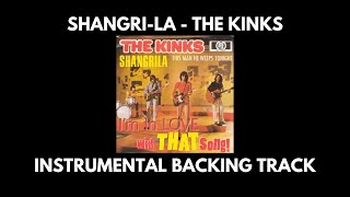 ShangriLa  The Kinks  Instrumental Backing Track [upl. by Aronas]