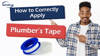 How to Apply Plumbers Tape Correctly  Step by Step [upl. by Ulberto469]