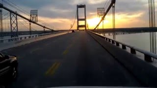 Bay Bridge Chesapeake Bay Maryland [upl. by Nnylatsirk]