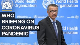 World Health Organization holds a briefing on the coronavirus outbreak – 8132020 [upl. by Isac]