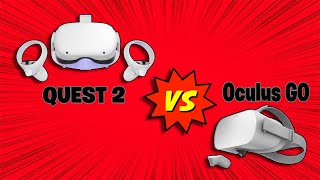 Oculus QUEST 2 vs Oculus GO 2021 [upl. by Novelc262]