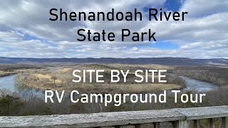 Shenandoah River State Park VA RV SITE BY SITE Campground Tour [upl. by Junette]