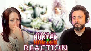 SUCH A MASTERPIECE  Her First Reaction to Hunter x Hunter  Episode 135 [upl. by Hewie985]