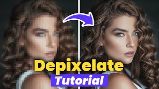 How to Depixelate Images with AI 2024  HitPaw FotorPea Tutorial [upl. by Alemahs]