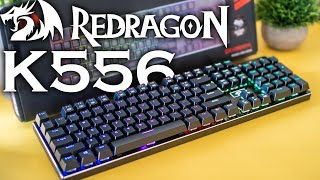 Unboxing and Review  Redragon K556 Full Size Mechanical Keyboard [upl. by Frasier152]