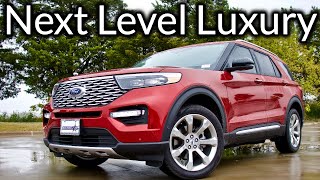 This 2020 Ford Explorer Platinum is INSANE for a NonLuxury Brand [upl. by Anauqal]