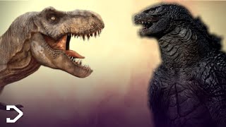 How Much LARGER Is Godzilla Than a T Rex SIZE COMPARISON [upl. by Guy]