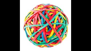 Rubber band ball tutorial [upl. by Eenerb976]