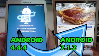 CÓMO ACTUALIZAR DE ANDROID 44 A 71 EN LA TABLET SAMSUNG TAB E T560 96  Serch Geek [upl. by Aleta885]