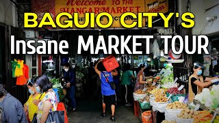 Full Market Tour at BAGUIO CITYs MUST SEE PUBLIC MARKETS  Walking Tour at Baguio Philippines [upl. by Oaht]