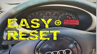 Audi A3 Service Insp Reset  Very Easy DIY [upl. by Nimsay]