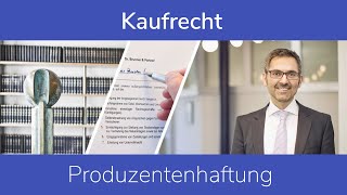 Kaufrecht Produzentenhaftung [upl. by Andriana356]