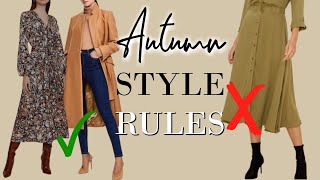 9 AUTUMN FALL Style Rules EVERY Elegant Woman follows  Classy Outfits [upl. by Barthol]