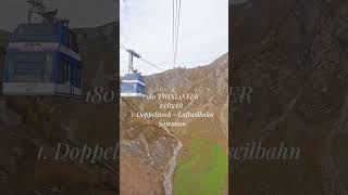 samnaun luftseilbahn ischgl switzerland seilbahn cablecar doppelstock autumn [upl. by Aneladgam]