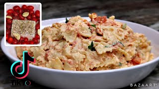 Viral Tiktok Baked Feta Pasta Recipe  30 Minute Dinner [upl. by Elsa524]