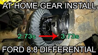 Installing 373 Gears on a Ford 88 in my Driveway And Ride Along Test Drive [upl. by Droflim320]