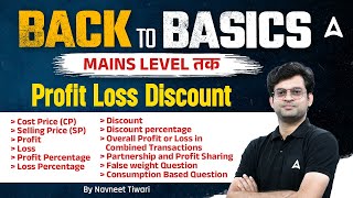 Profit Loss and Discount  Quants for Bank Exams 2024  Quants By Navneet Sir [upl. by Rosemonde882]