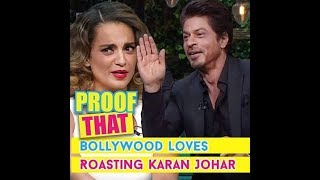 Proof That Bollywood Loves Roasting Karan Johar KWK  MissMalini [upl. by Anallese]