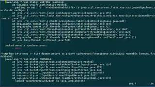 Easy way to get multiple Java Thread Dumps using jstack [upl. by Annaya930]