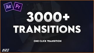 3000 Transitions Pack for  After Effect  Premiere Pro [upl. by Aitat505]