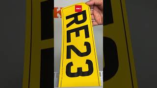 OKI C650 Car Number Plate Printing [upl. by Runkel]