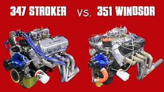 347 STROKER vs JUNKYARD 351WSBF DYNO DUEL [upl. by Guenna]