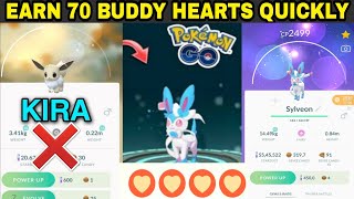 How To Evolve Eevee into Sylveon Without Name Trick  Use This Trick To Earn 70 Buddy Hearts Quickly [upl. by Odraboel875]