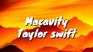 Taylor swift  macavity lyrics [upl. by Greerson]